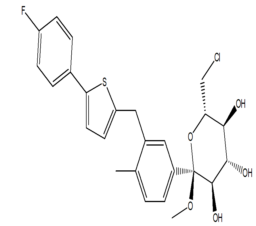 CANAGLIFLOZIN CHLOROMETHOXY IMPURITY